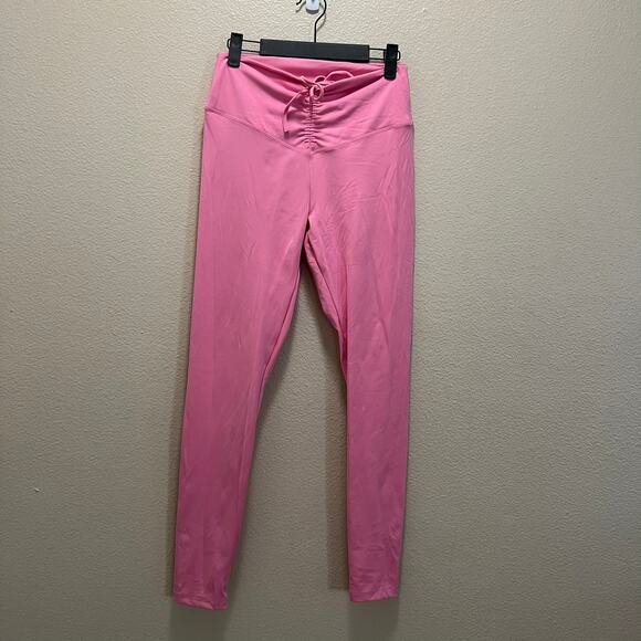 Victoria's Secret PINK Active Soft Ultimate Ruched V Leggings Pink Blossom Sz M - Picture 3 of 8